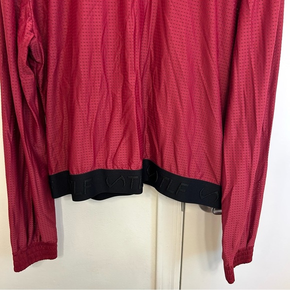 TLF Perforated Mesh Maddox Jacket Red Black Active Lightweight Size Large - Picture 10 of 10